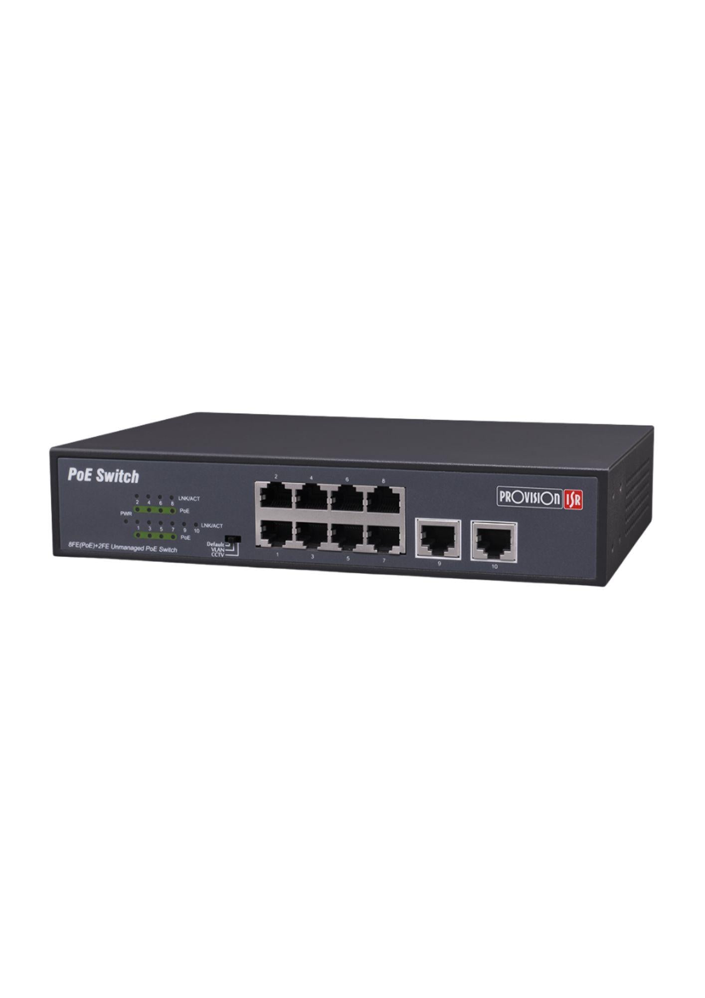 PROVISION SWITCH 8 PORT POE