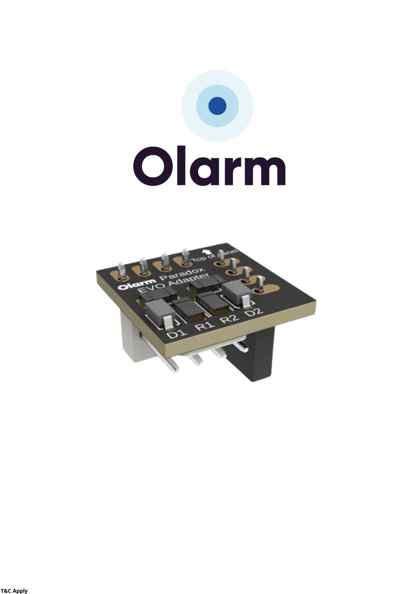 Olarm Paradox EVO Adaptor Board