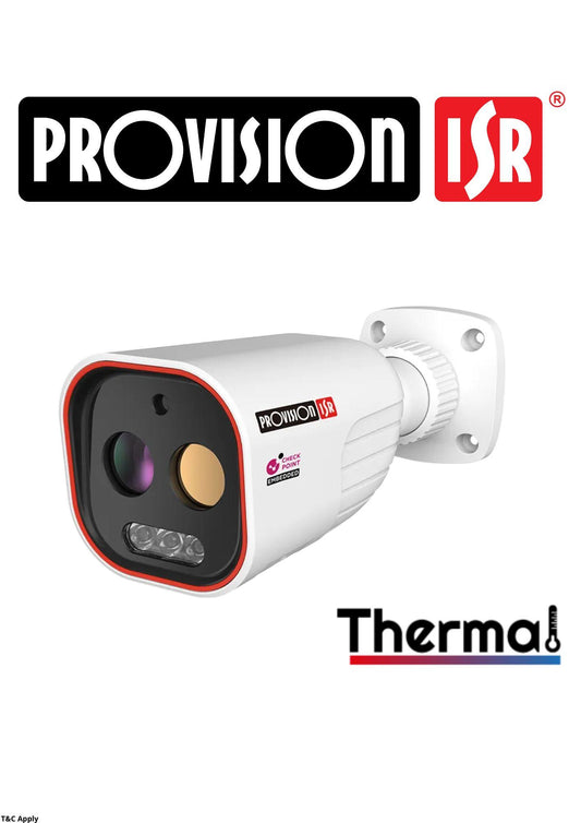 Thermal Network Bullet Camera, 5MP,3.2mm thermal lens