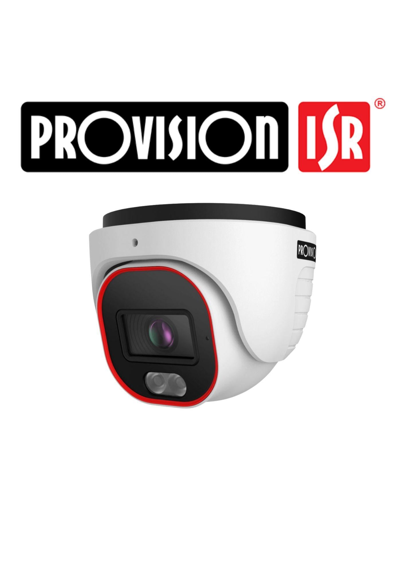 PROVISION DOME 3.6MM 2MP PRO RAINBOW SERIES 25M IR 1LED 24/7 FULL COLOUR (HD)