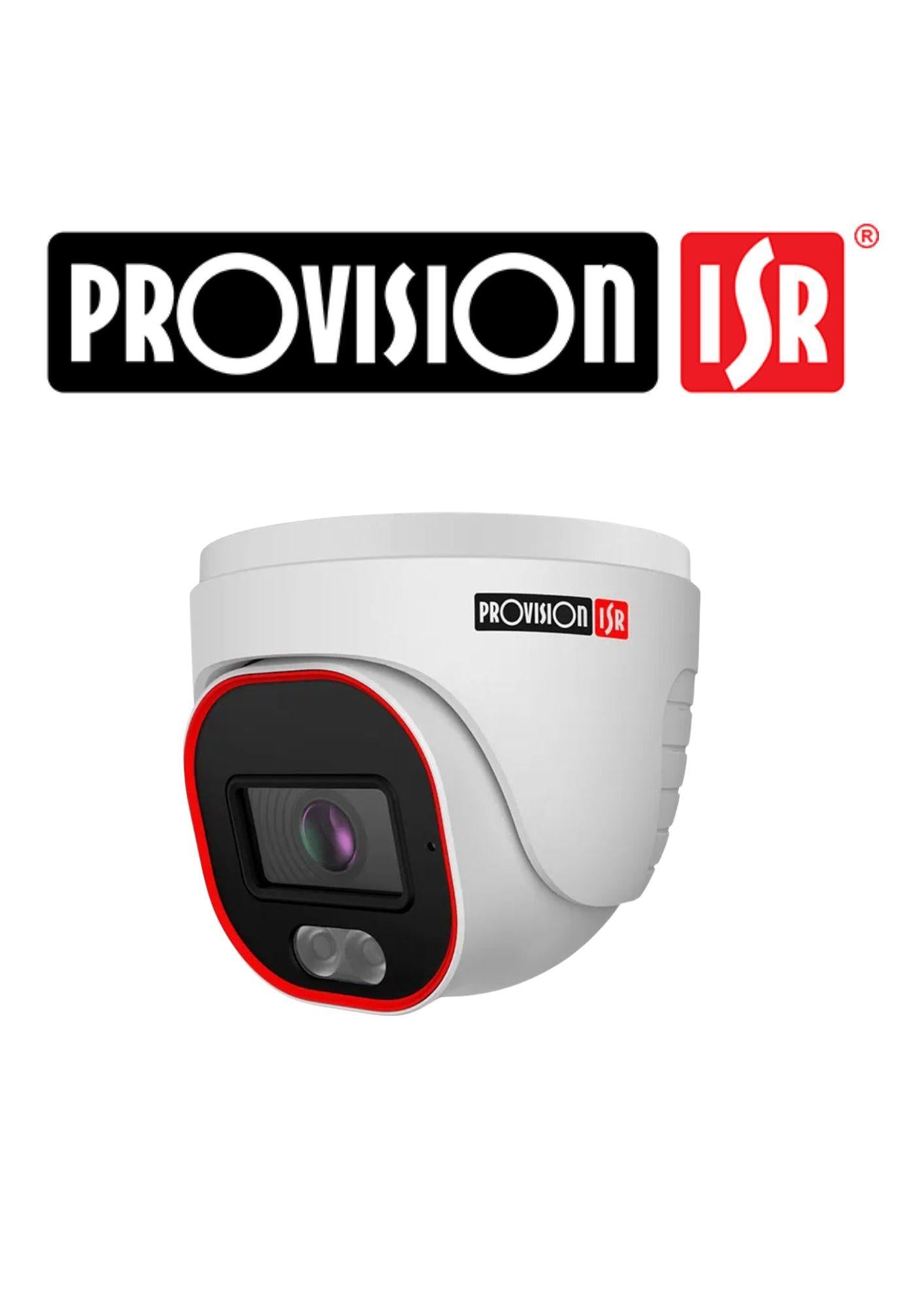 PROVISION DOME 2.8MM 2MP 25M IR 2LED 24/7 FC POE