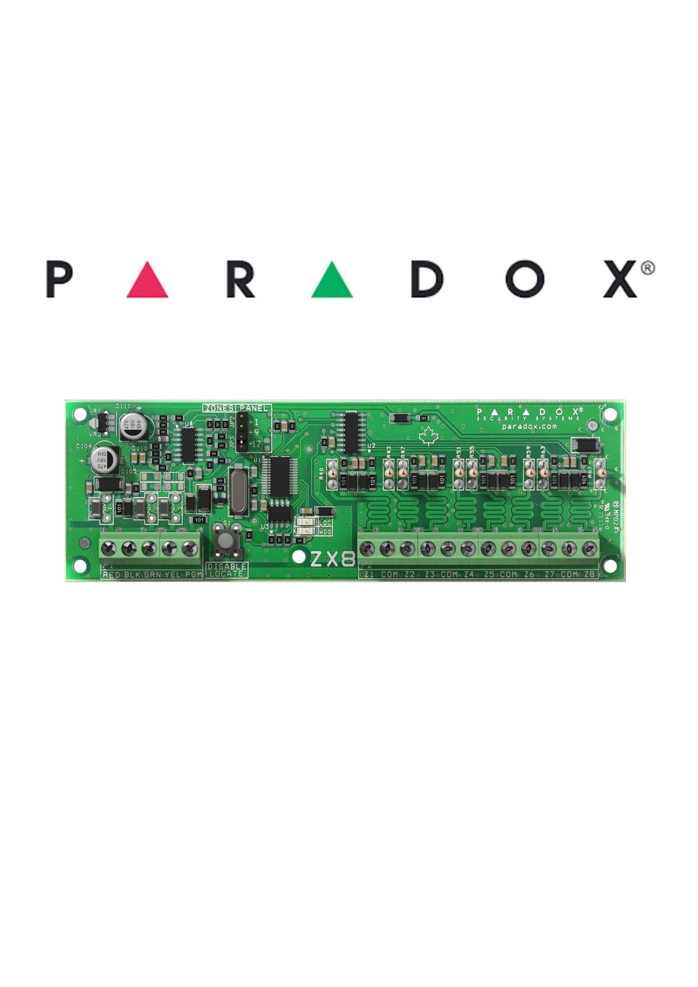 PARADOX  ZX8SP SPECTRA 8 ZONE EXPANSION MODULE