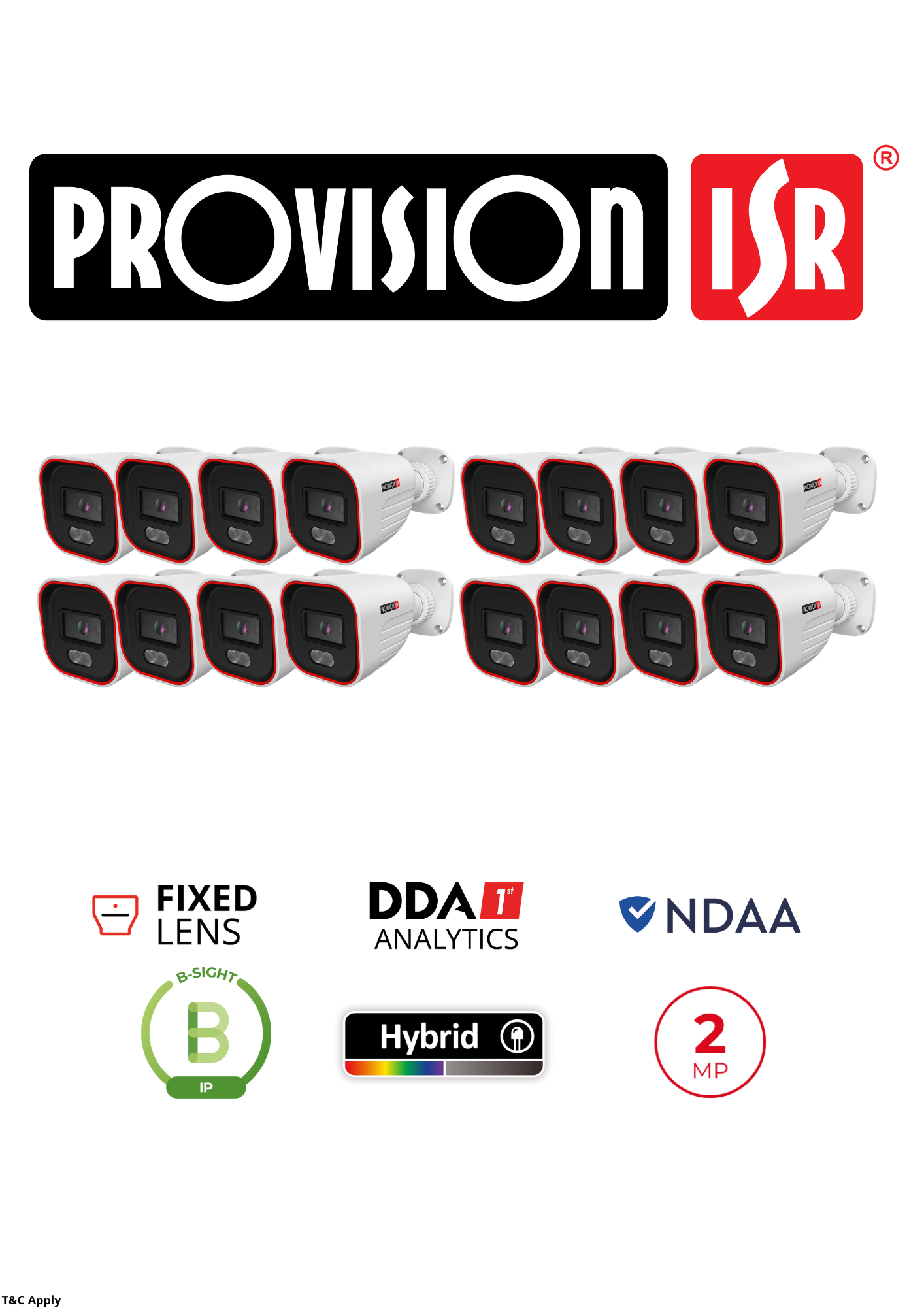 PROVISION  ENTRY LEVEL KIT  16 CH NVR  FULL   16 X IP CAMERAS COMPLETE  IP KIT