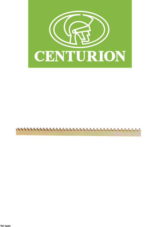 Centurion Gate Motor Steel Rack 30x10mmx2m Zinc Electroplated
