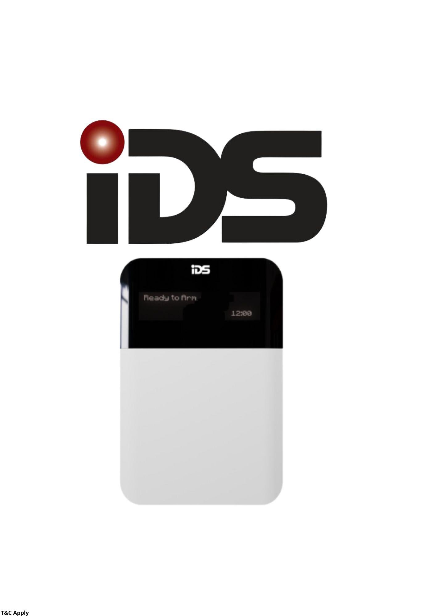 IDS X64, 16 ZONE, CURVE LCD KEYPAD, 15W SIREN, 40VA PSU, 12V BATT & PLUG IN EXPANDER  FULL KIT & OLARM APP CONTROL