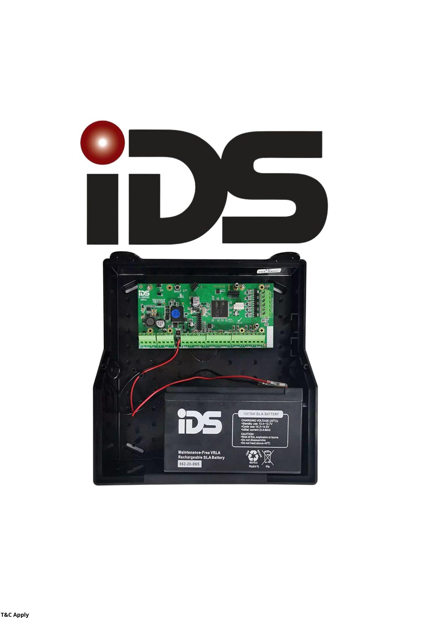 IDS X64, 16 ZONE, CURVE LCD KEYPAD, 15W SIREN, 40VA PSU, 12V BATT & PLUG IN EXPANDER  FULL KIT & OLARM APP CONTROL